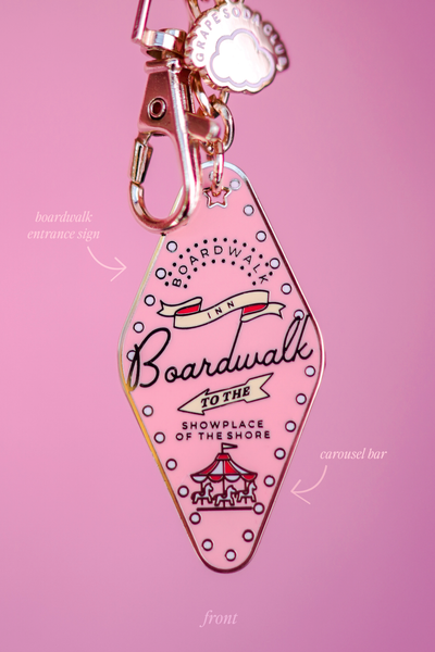 Boardwalk Resort Motel Keychain – GrapeSodaClub