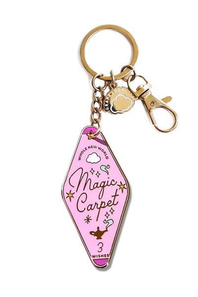 Magic Carpet Aladdin Motel Keychain GrapeSodaClub