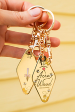 100 Acre Wood Motel Keychain