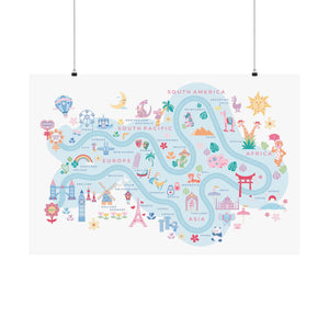 Small World Ride Premium Matte Poster