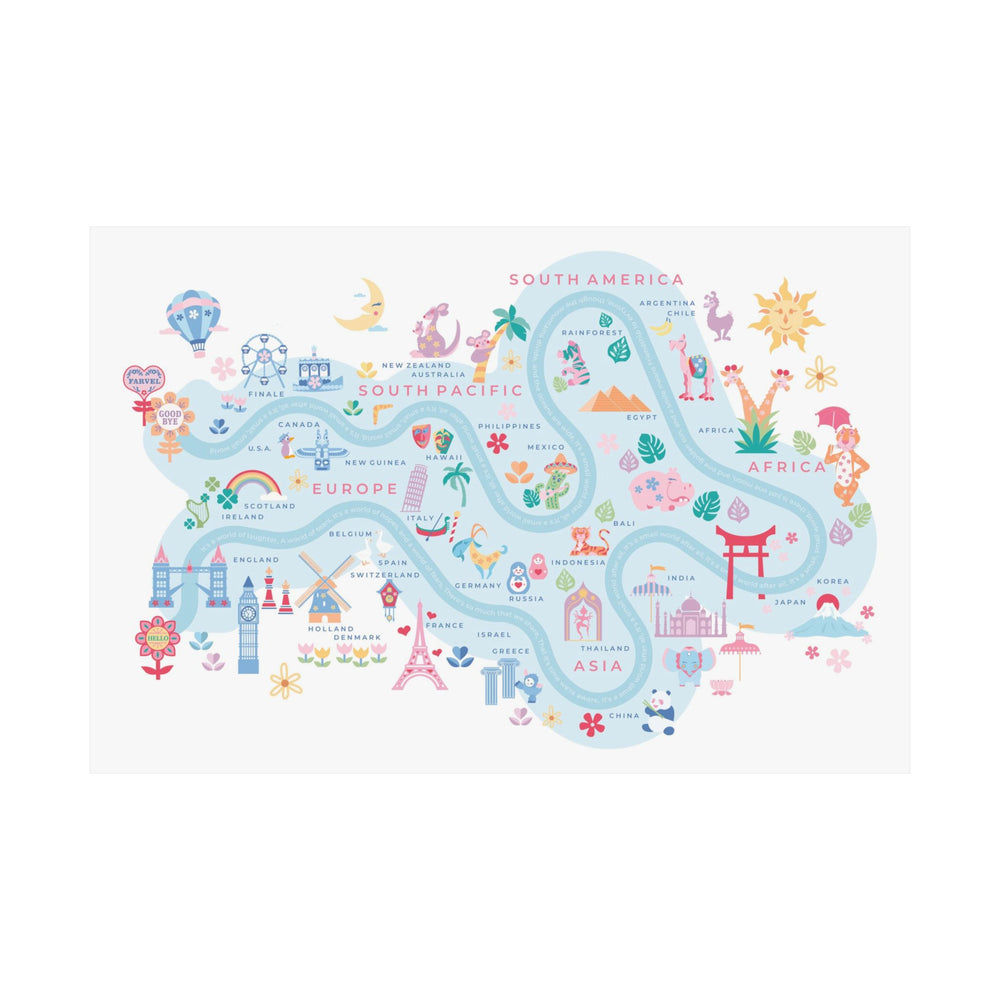 Small World Ride Premium Matte Poster