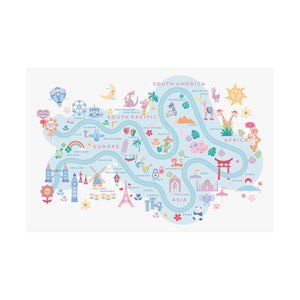 Small World Ride Premium Matte Poster