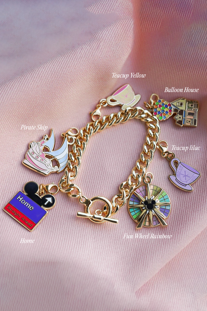 Grape Soda Charm Bracelets & Charm Bar Bracelets