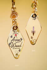 100 Acre Wood Motel Keychain