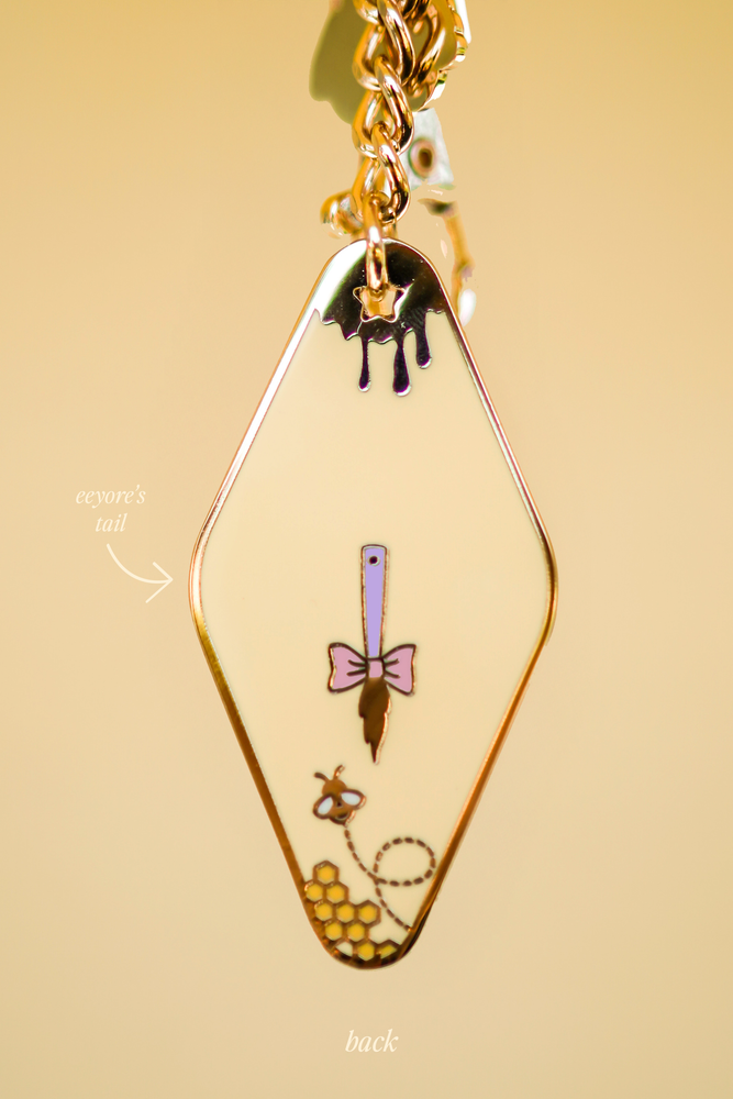 100 Acre Wood Motel Keychain