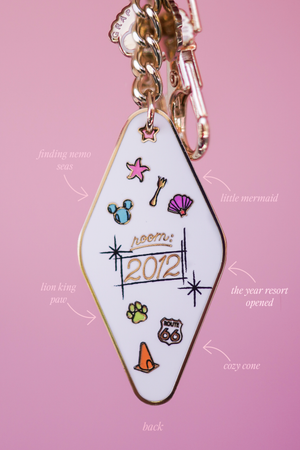 Art of Animation Motel Keychain