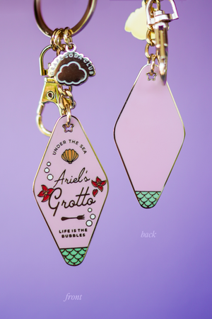 Ariel's Grotto Motel Keychain