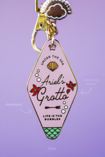 Ariel's Grotto Motel Keychain