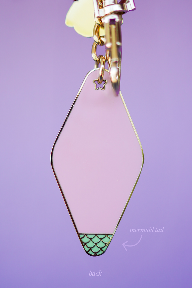 Ariel's Grotto Motel Keychain