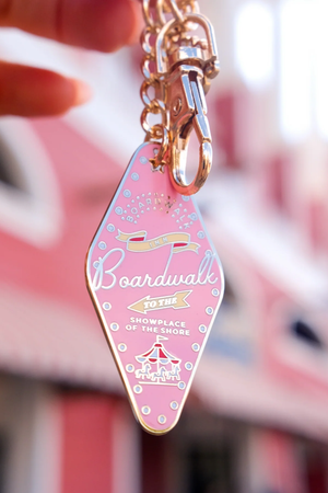 Boardwalk Resort Motel Keychain