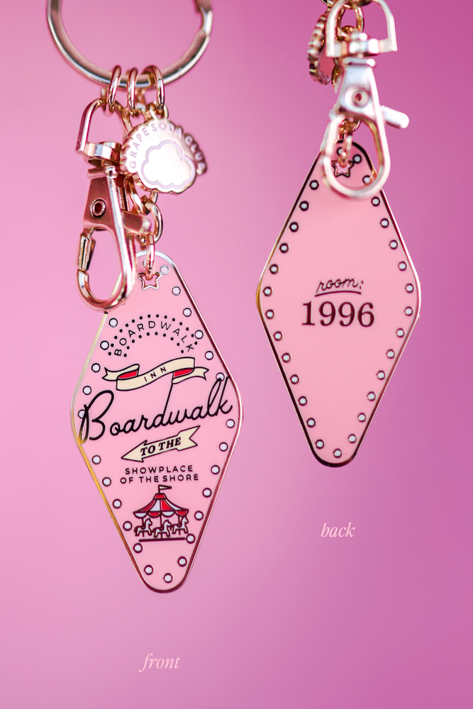 Boardwalk Resort Motel Keychain