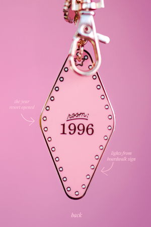 Boardwalk Resort Motel Keychain