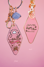Keys to my Castle Birthday Cake Motel Keychain
