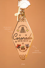 Coronado Springs Motel Keychain