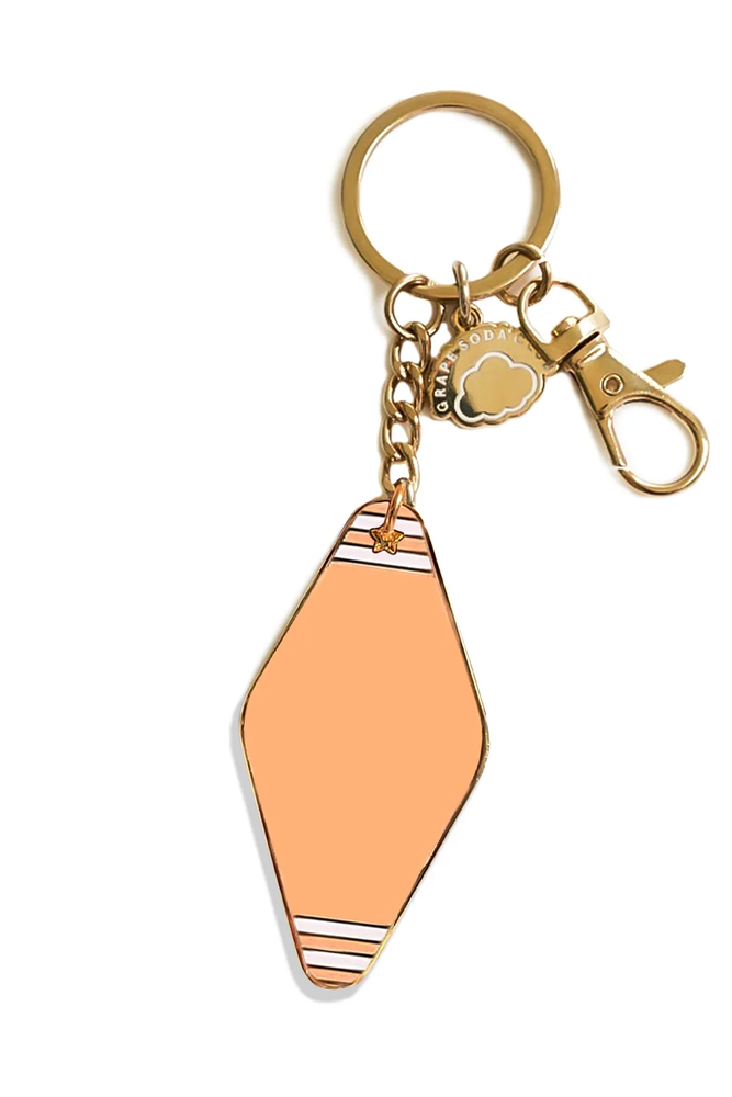 Cozy Cone Route 66 Motel Keychain