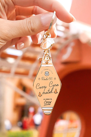 Cozy Cone Route 66 Motel Keychain