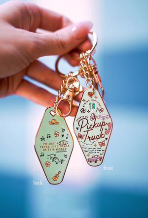 Debut Pickup Truck T.S Motel Keychain