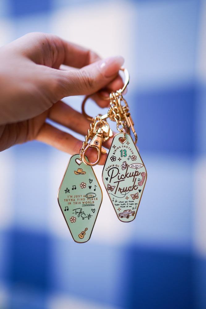 Debut Pickup Truck T.S Motel Keychain