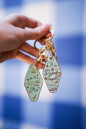 Debut Pickup Truck T.S Motel Keychain