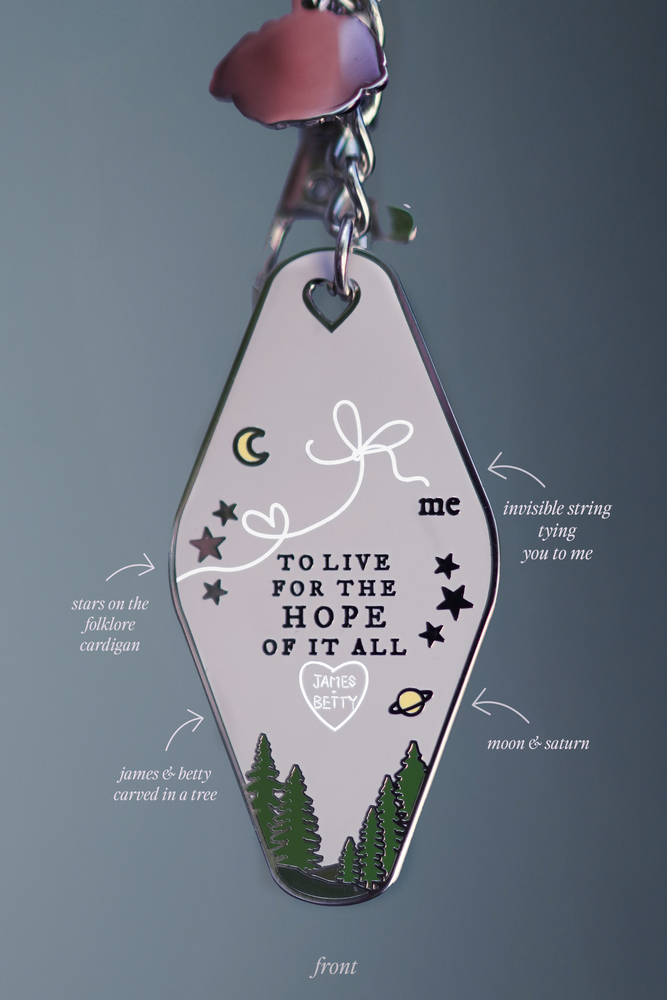 Folklore Cabin T.S Motel Keychain