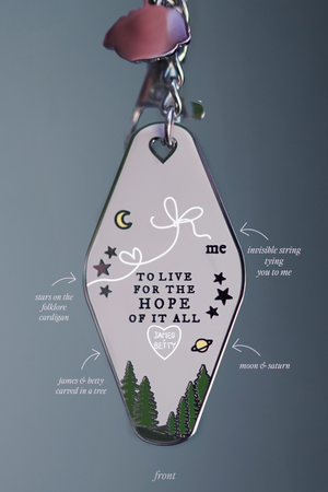 Folklore Cabin T.S Motel Keychain