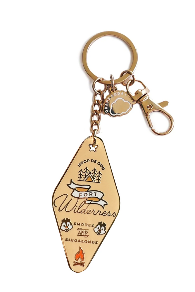 Fort Wilderness Motel Keychain