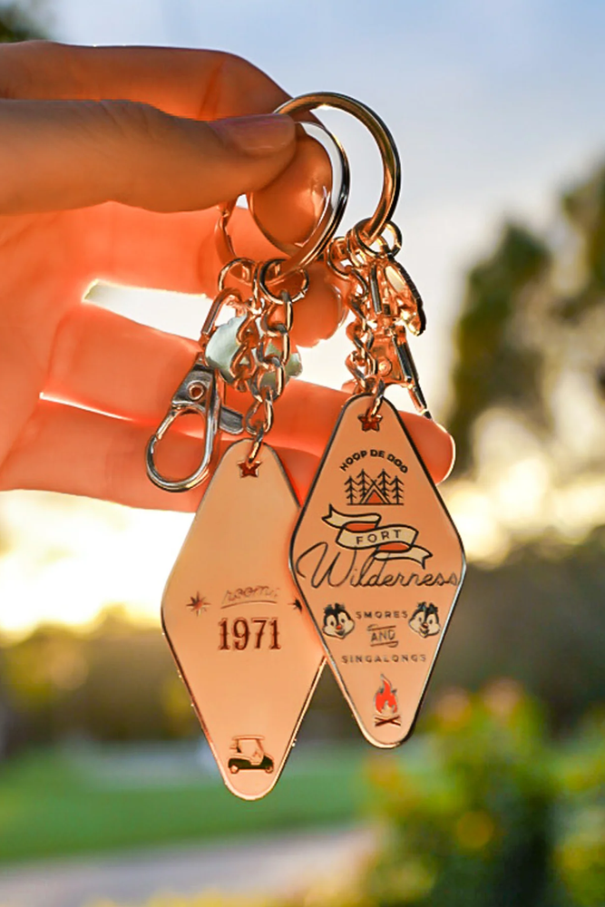 Fort Wilderness Motel Keychain