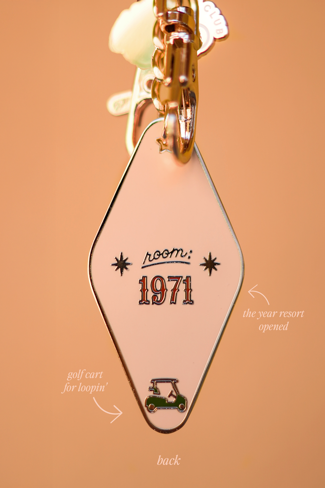 Fort Wilderness Motel Keychain