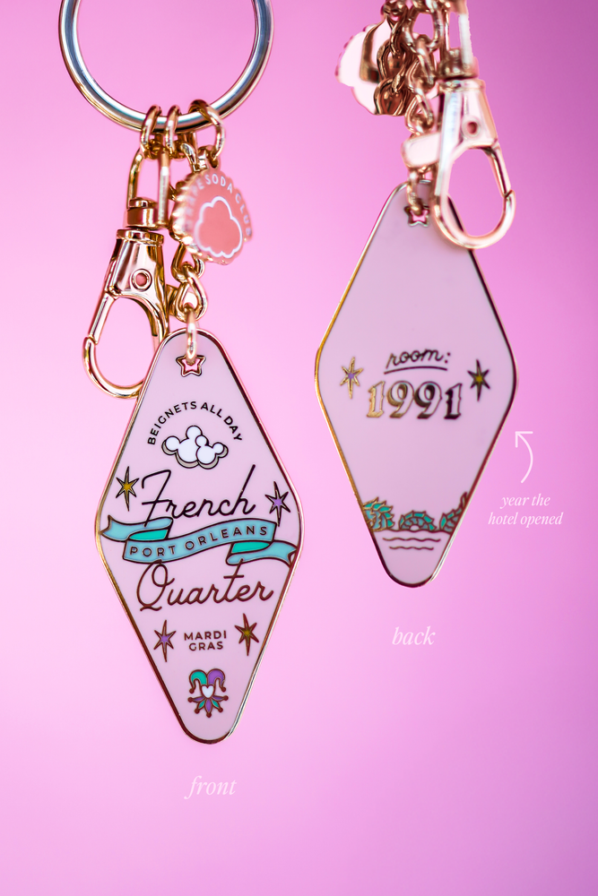 French Quarter Motel Keychain