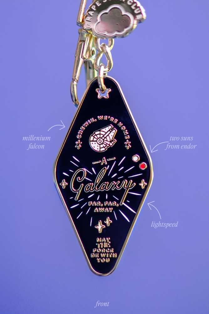 Galaxy Star Wars Motel Keychain – GrapeSodaClub - Main Image