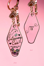 Getaway Car T.S Motel Keychain
