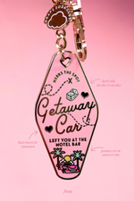 Getaway Car T.S Motel Keychain
