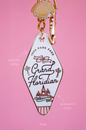 The Grand Floridian Motel Keychain