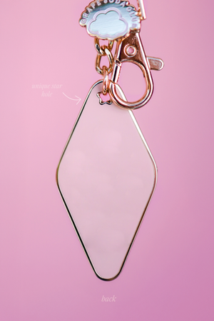 Happy Place Motel Keychain
