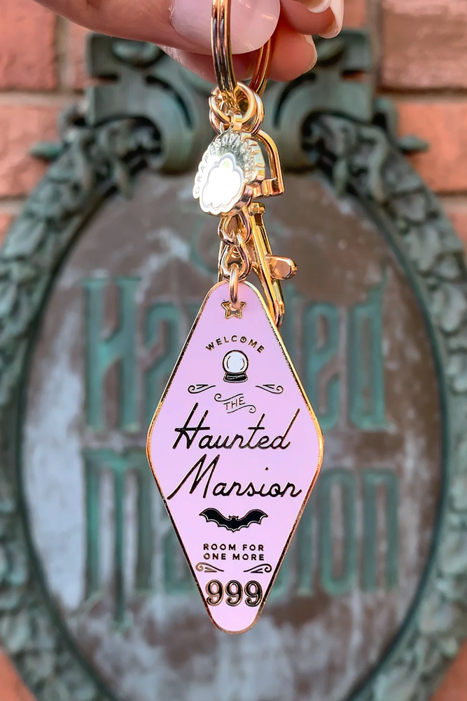 Haunted Mansion Motel Keychain