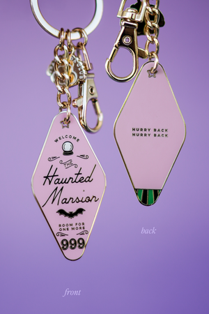 Haunted Mansion Motel Keychain