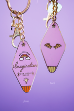 Key to Imagination Motel Keychain