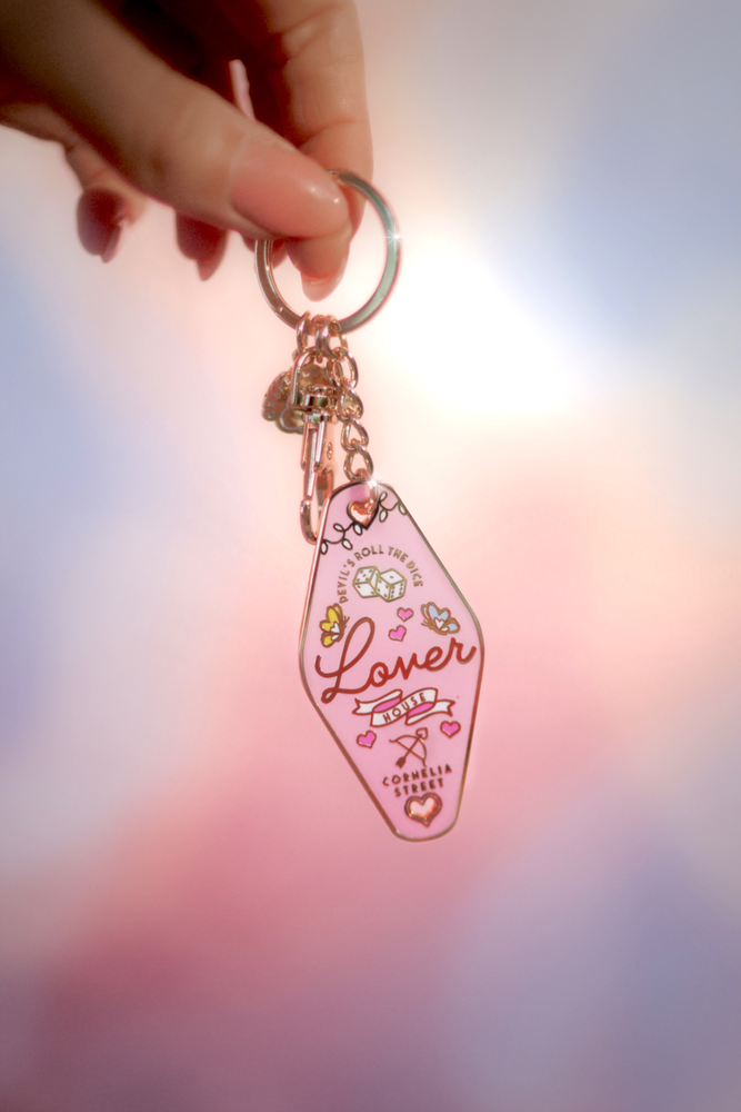 Lover House Taylor Swift Motel Keychain