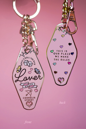 Lover House T.S Motel Keychain