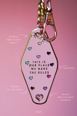 Lover House T.S Motel Keychain