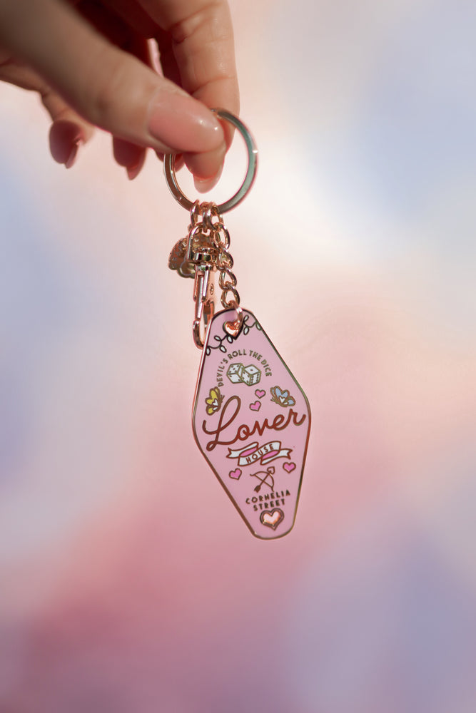 Lover House T.S Motel Keychain