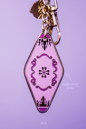 Magic Carpet Aladdin Motel Keychain
