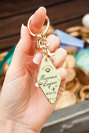 Mermaid Lagoon Neverland Motel Keychain