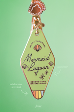 Mermaid Lagoon Neverland Motel Keychain