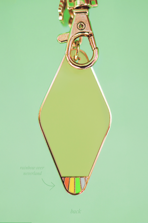 Mermaid Lagoon Neverland Motel Keychain