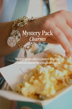 Mystery Pack Grape Soda Charms Gold Metal