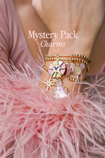 Mystery Pack Grape Soda Charms Gold Metal