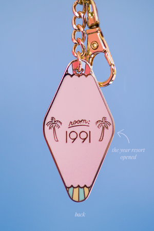 Old Key West Motel Keychain