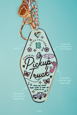 Debut Pickup Truck T.S Motel Keychain
