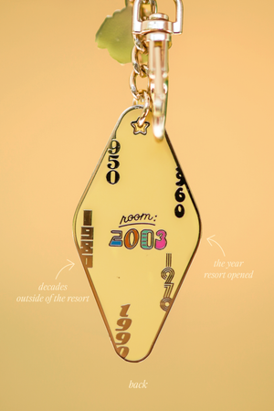 Pop Century Motel Keychain